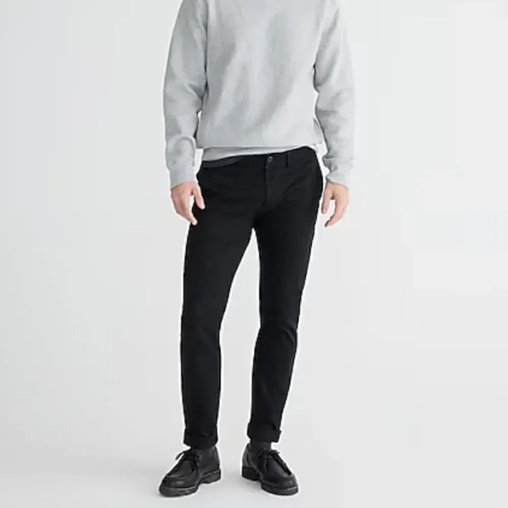 J. Crew 484 Slim-fit stretch chino pant Black size 31 NWT